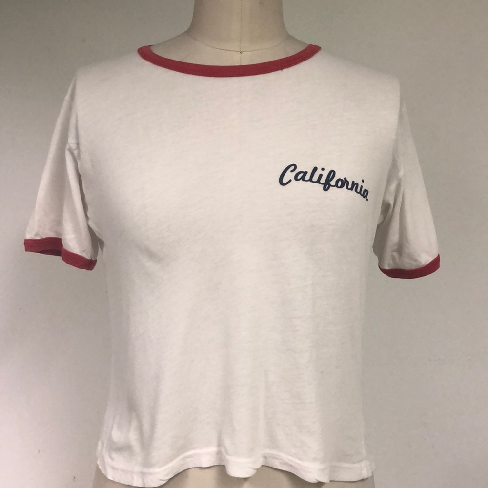white brandy melville shirt